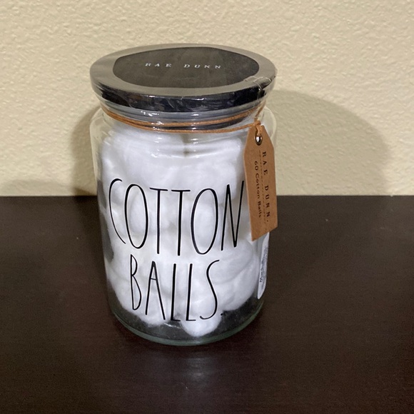 Rae Dunn Bath New Rae Dunn Cotton Balls Jar Poshmark